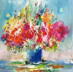 Bouquet au Pot Bleu
